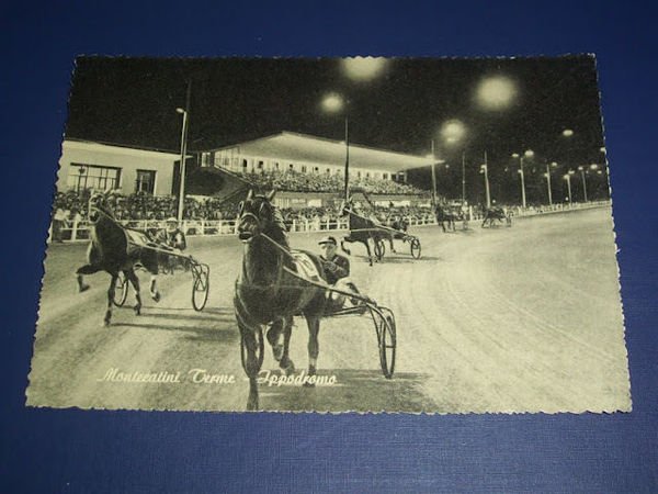 Cartolina Montecatini Terme - Ippodromo 1959