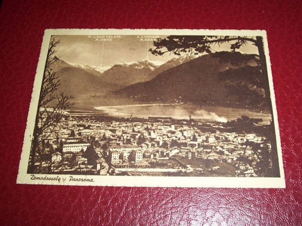 Cartolina Domodossola - Panorama generale 1950 ca
