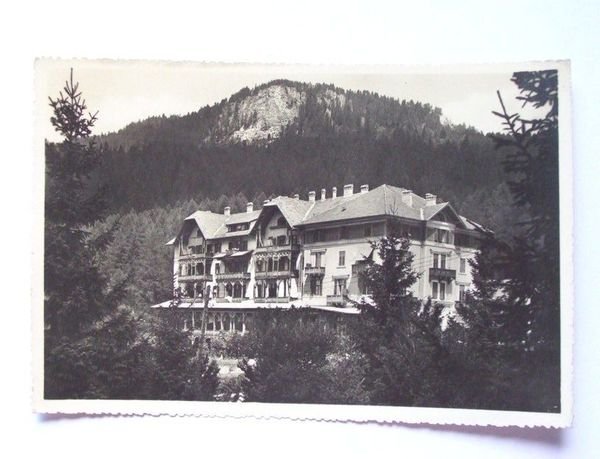 Cartolina Passo della Mendola - Golf Hotel Mendola 1953