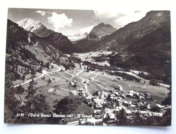 Cartolina Val di Fassa - Canazei - Il Vernel 1962
