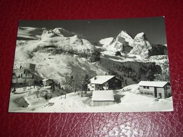 Cartolina Pian di Fedaia - Rifugi Marmolada e Fedaia