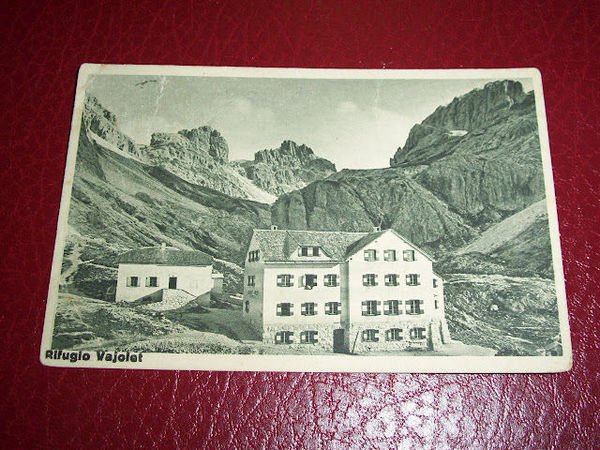 Cartolina Pozza di Fassa - Rifugio Vajolet 1926