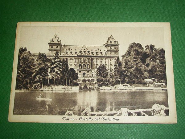 Cartolina Torino - Castello del Valentino n.v. 1935 ca