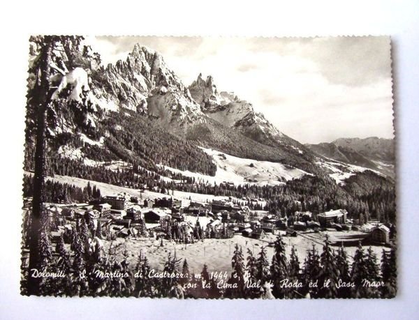 Cartolina San Martino di Castrozza - Panorama 1958