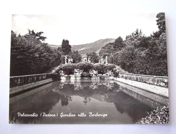 Cartolina Valsanzibio - Giardino Villa Barbarigo 1964