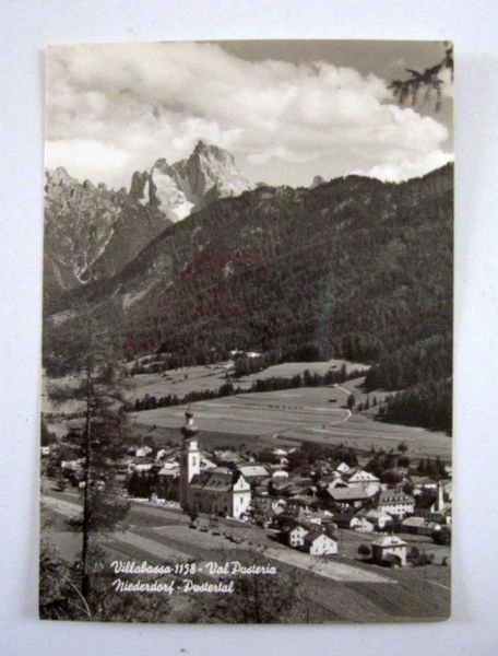 Cartolina Villabassa - Val Pusteria - Panorama 1962