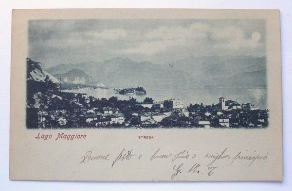 Cartolina Stresa ( Lago Maggiore ) - Panorama 1900