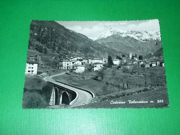 Cartolina Codesino Valsassina - Scorcio panoramico 1955 ca
