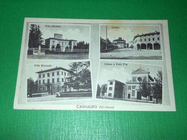 Cartolina Casinalbo ( Modena ) - Vedute diverse 1930 ca