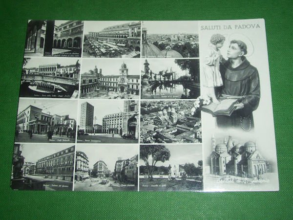 Cartolina Padova - Vedute diverse 1958