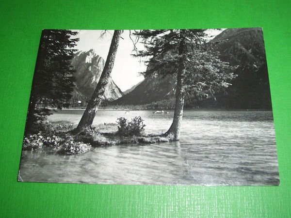 Cartolina Val Pusteria - Lago di Dobbiaco 1964