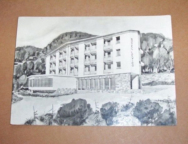 Cartolina Levico Terme - Hotel Ristorante Levico 1960