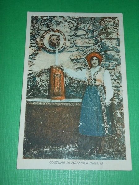 Cartolina Massiola - Costume 1939