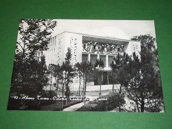 Cartolina Abano Terme - Cinema Teatro delle Terme 1970
