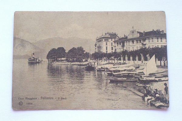 Cartolina Lago Maggiore - Pallanza - Il Quai 1913