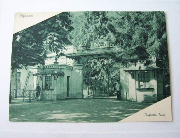 Cartolina Bognanco - Ingresso Fonti 1935 ca