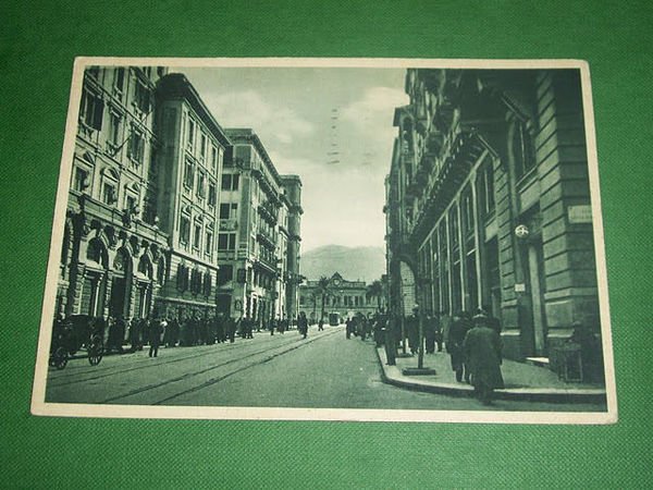 Cartolina Palermo - Via Roma 1947