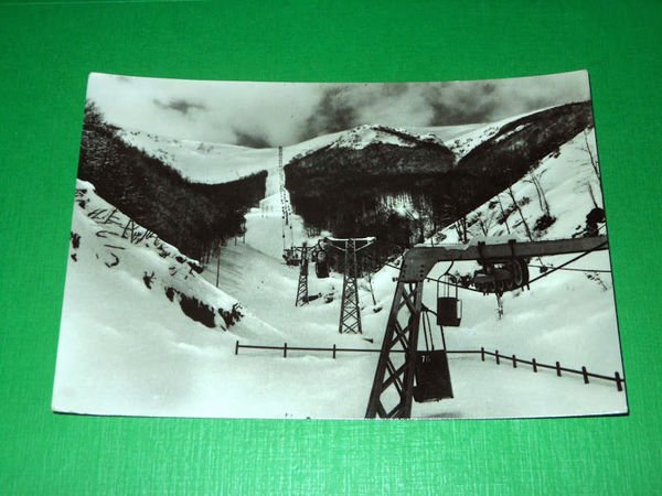 Cartolina Rivisondoli ( L'Aquila ) - Cabinovia di Monte Pratello …