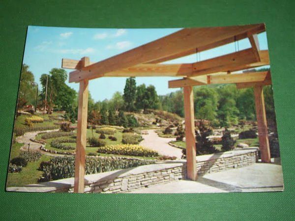 Cartolina Torino - Parco del Valentino - Ingresso al giardino …