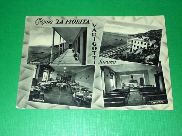 Cartolina Varigotti ( Savona ) - Colonia La Fiorita - …