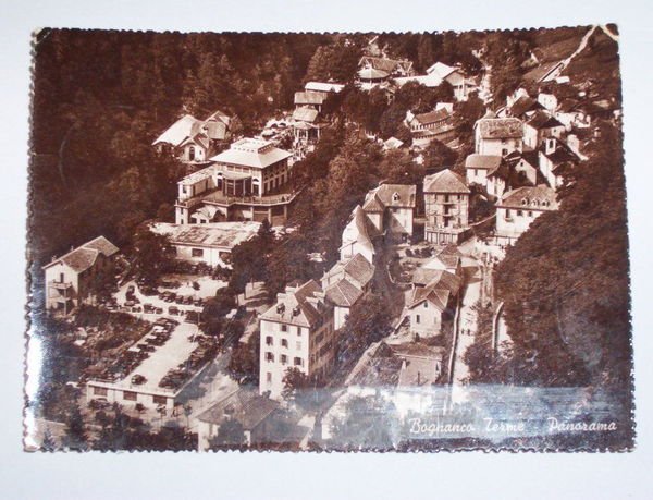 Cartolina Bognanco Terme - Panorama 1949