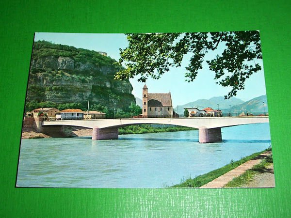 Cartolina Trento - Ponte di S. Lorenzo e Chiesa di …