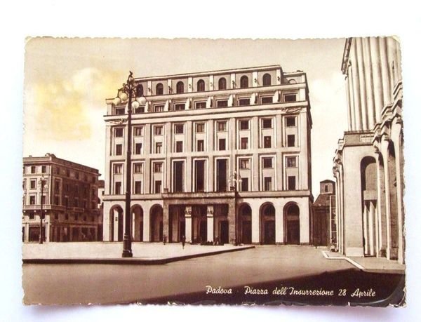 Cartolina Padova - Piazza dell' Insurrezione 1948