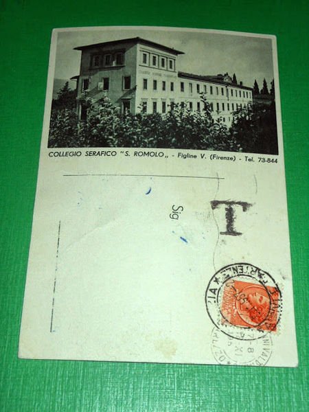 Cartolina Figline V. ( Firenze ) - Collegio Serafico S. …