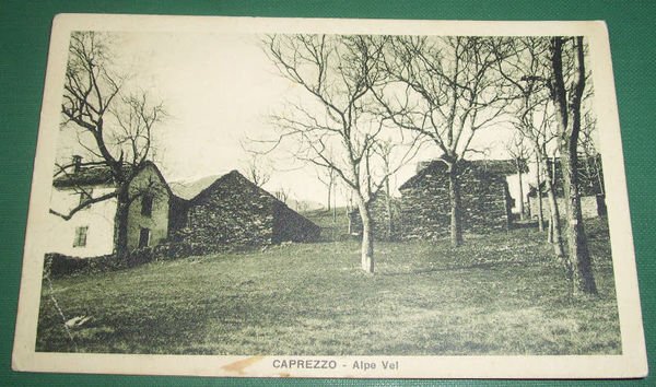 Cartolina Caprezzo - Alpe Vel 1928