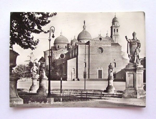 Cartolina Padova - Basilica di S. Giustina 1958