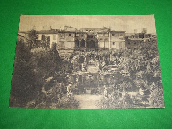 Cartolina Lucca - Palazzo Controni oggi Pfanner - Il giardino …