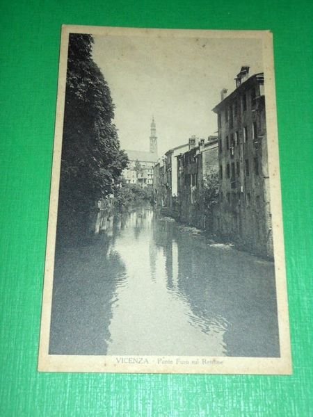 Cartolina Vicenza - Ponte Furo sul Retrone 1930 ca | Immagine principale