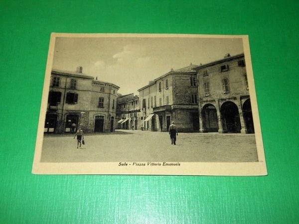 Cartolina Sale - Piazza Vittorio Emanuele - Particolare 1950 ca