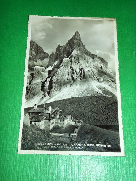 Cartolina Dolomiti - Rolle - Capanna Giovanni Segantini col Cimone … | Immagine principale