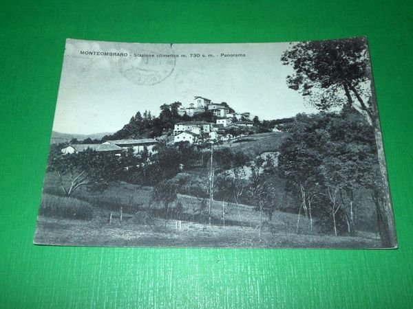 Cartolina Monteombraro ( Modena ) - Panorama 1954 | Immagine principale