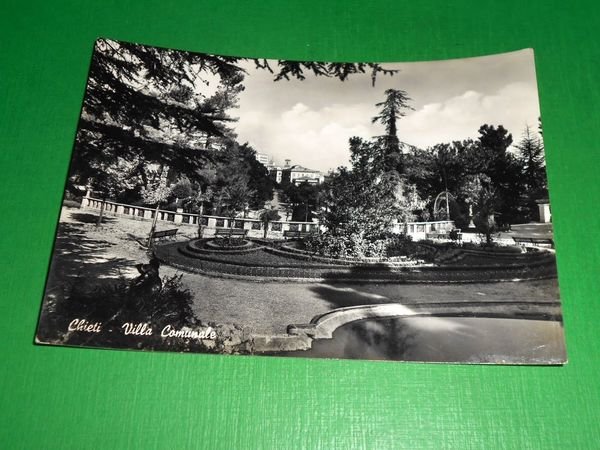Cartolina Chieti - Villa Comunale 1959 | Immagine principale