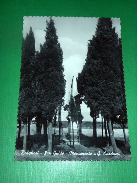 Cartolina Bolgheri - San Guido - Monumento a G. Carducci … | Immagine principale