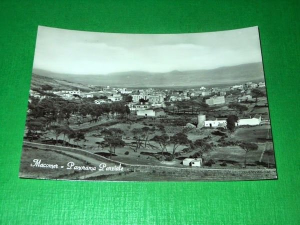Cartolina Macomer - Panorama parziale -- 1955 ca | Immagine principale