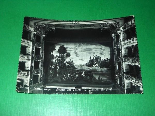 Cartolina Parma - Teatro Regio - Sipario del Pittore G. …