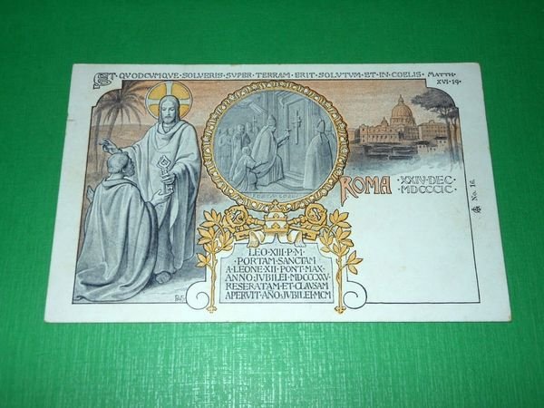 Cartolina Commemorativa - Roma 24 Dicembre 1899 | Immagine principale