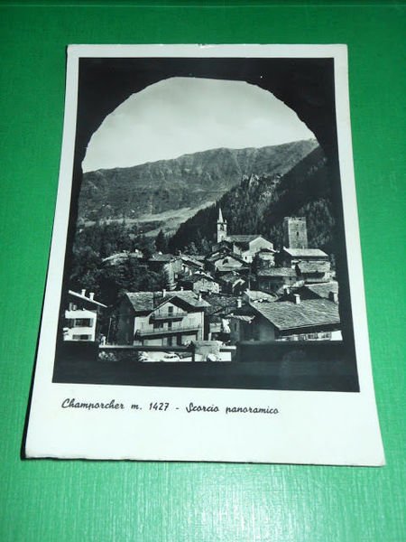 Cartolina Champorcher ( Aosta ) - Scorcio panoramico 1971 | Immagine principale