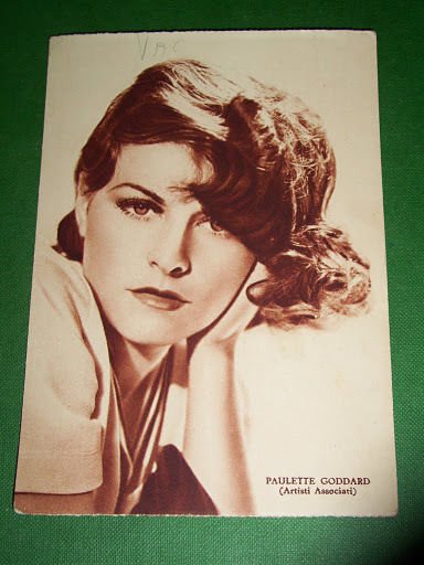 Cartolina Cinema Teatro Lirica - Paulette GODDARD - 1937