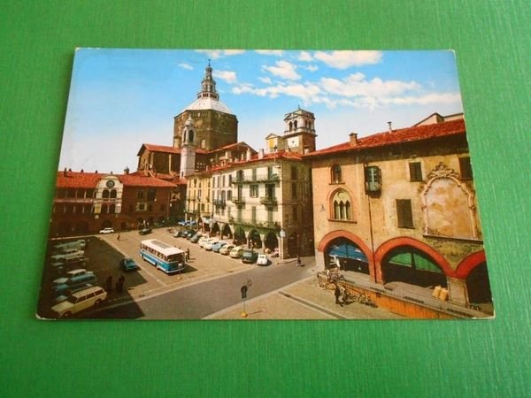 Cartolina Pavia - Piazza della Vittoria 1965 ca
