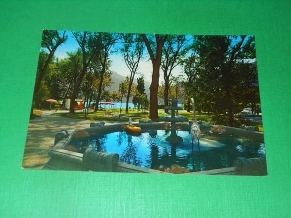 Cartolina Mandello Lario - Giardini Pubblici 1965 ca