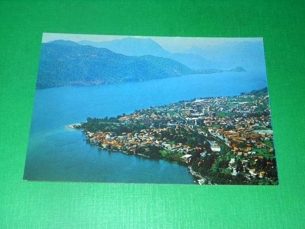 Cartolina Mandello del Lario - Panorama dall' aereo 1984