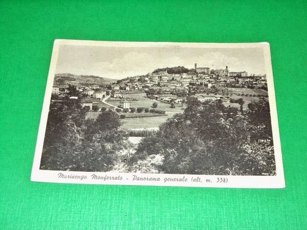 Cartolina Murisengo Monferrato - Panorama generale 1949