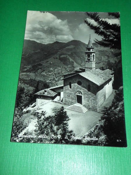 Cartolina Santuario B. V. di Monte Perello ( Bergamo ) …