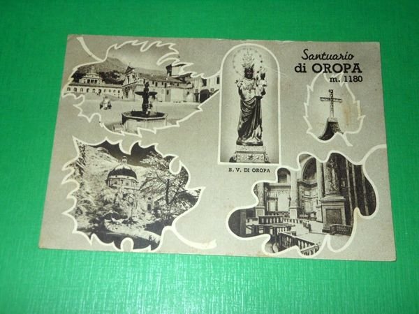 Cartolina Santuario di Oropa - Vedute diverse 1972