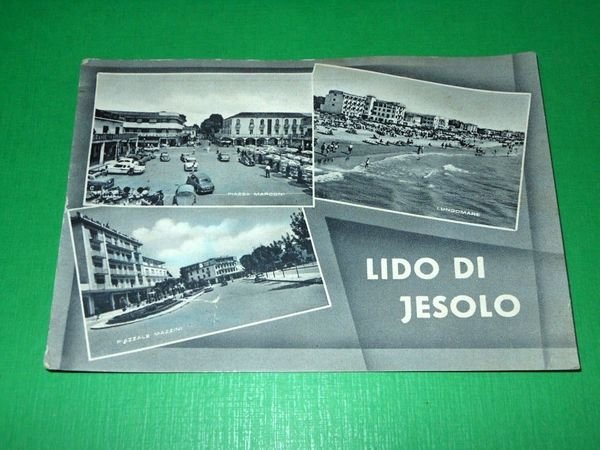 Cartolina Lido di Jesolo - Vedute diverse 1959