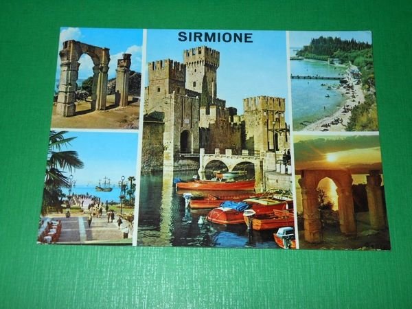 Cartolina Sirmione - Vedute diverse 1967